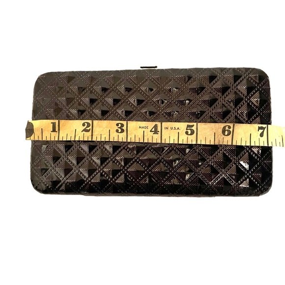 Unbranded Pretty Clip Wallet Textured Brown/Bronze - Picture 2 of 7